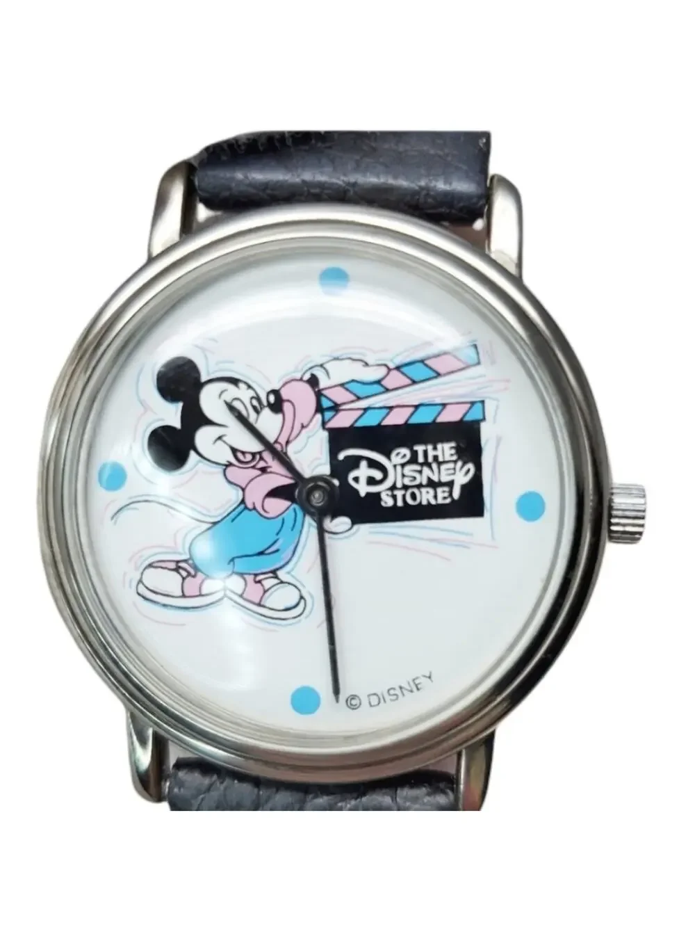 Rare Disney Store Mickey Mouse Clapper Watch Vintage